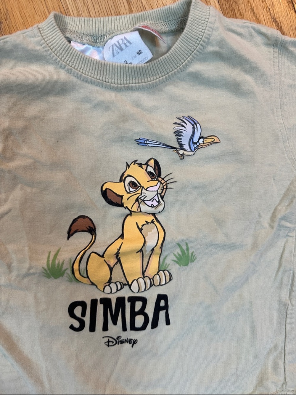 Zara Simba Lion King Graphic Tee sz 2yrs toddler - Picture 4 of 7